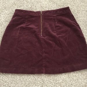 Burgundy skirt - large